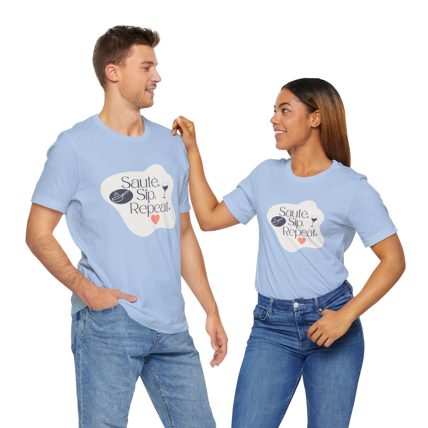 Sauté. Sip. Repeat. - T-shirt
