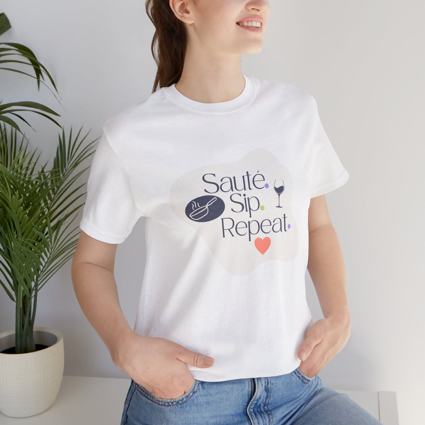 Sauté. Sip. Repeat. - T-shirt