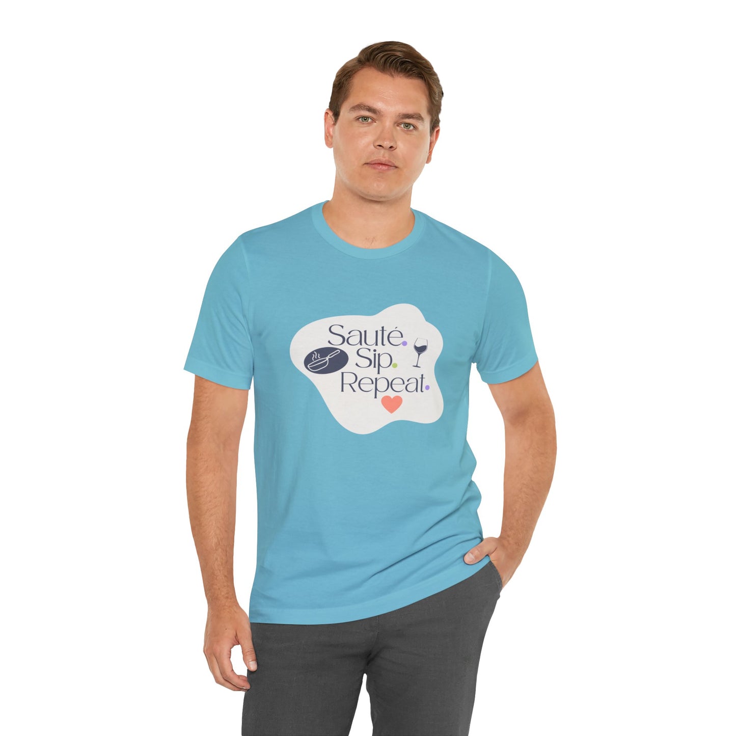 Sauté. Sip. Repeat. - T-shirt