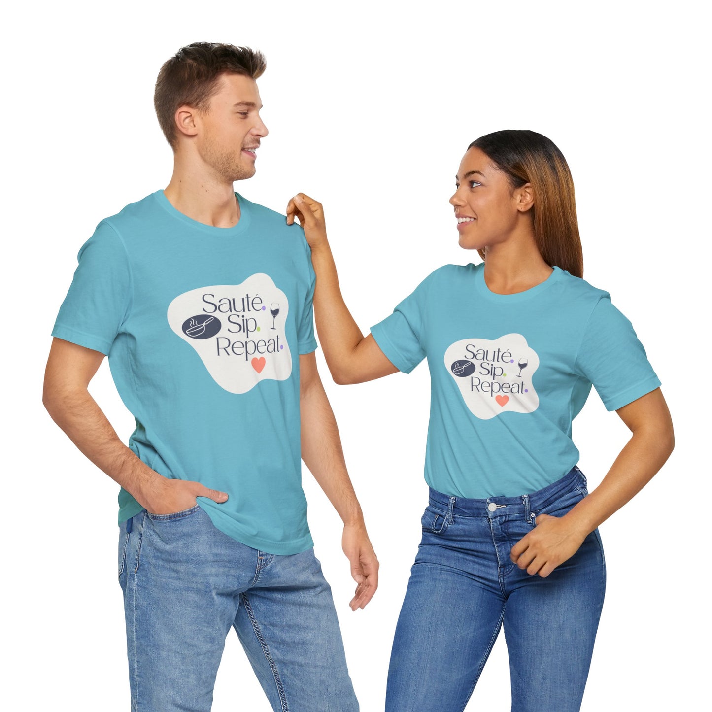 Sauté. Sip. Repeat. - T-shirt
