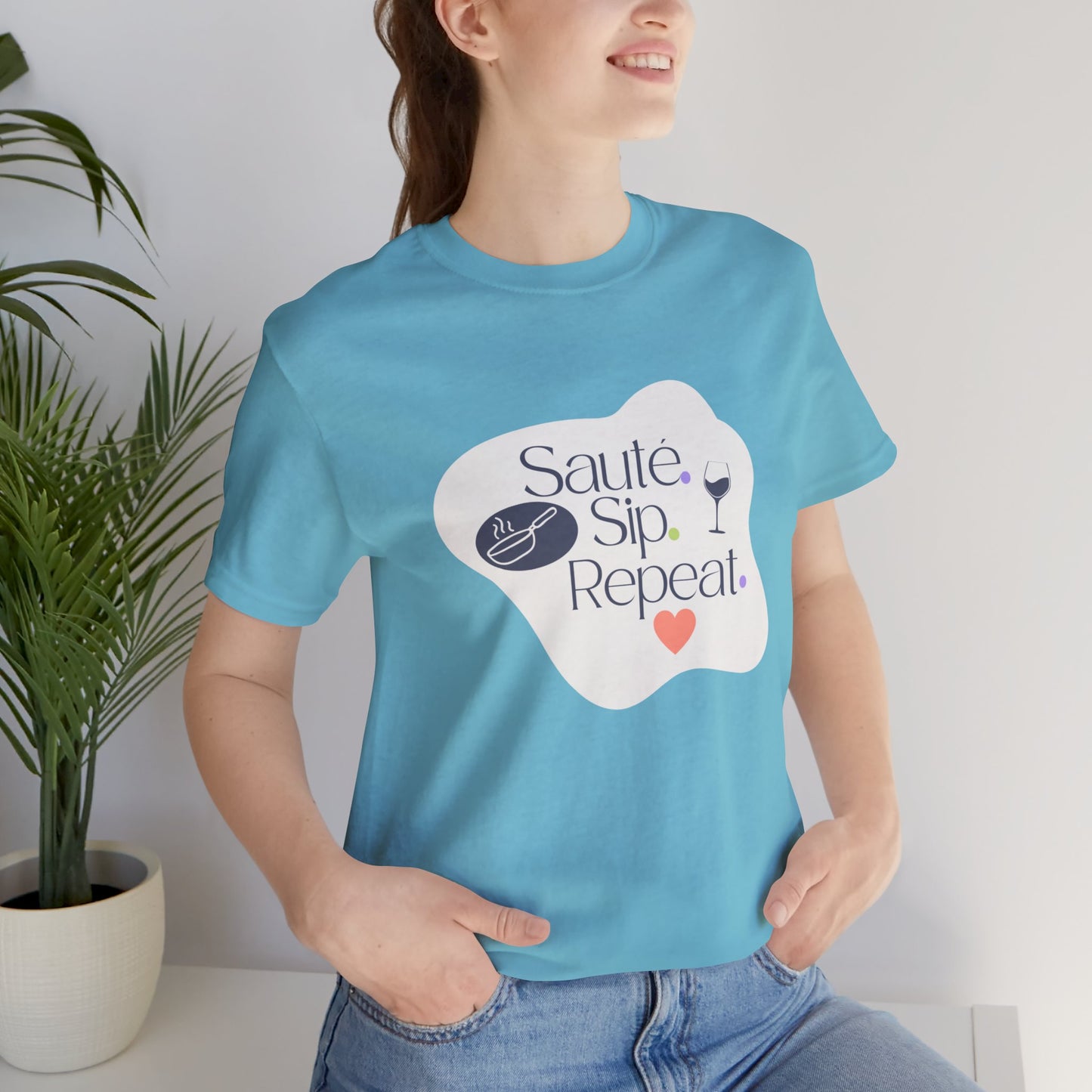 Sauté. Sip. Repeat. - T-shirt