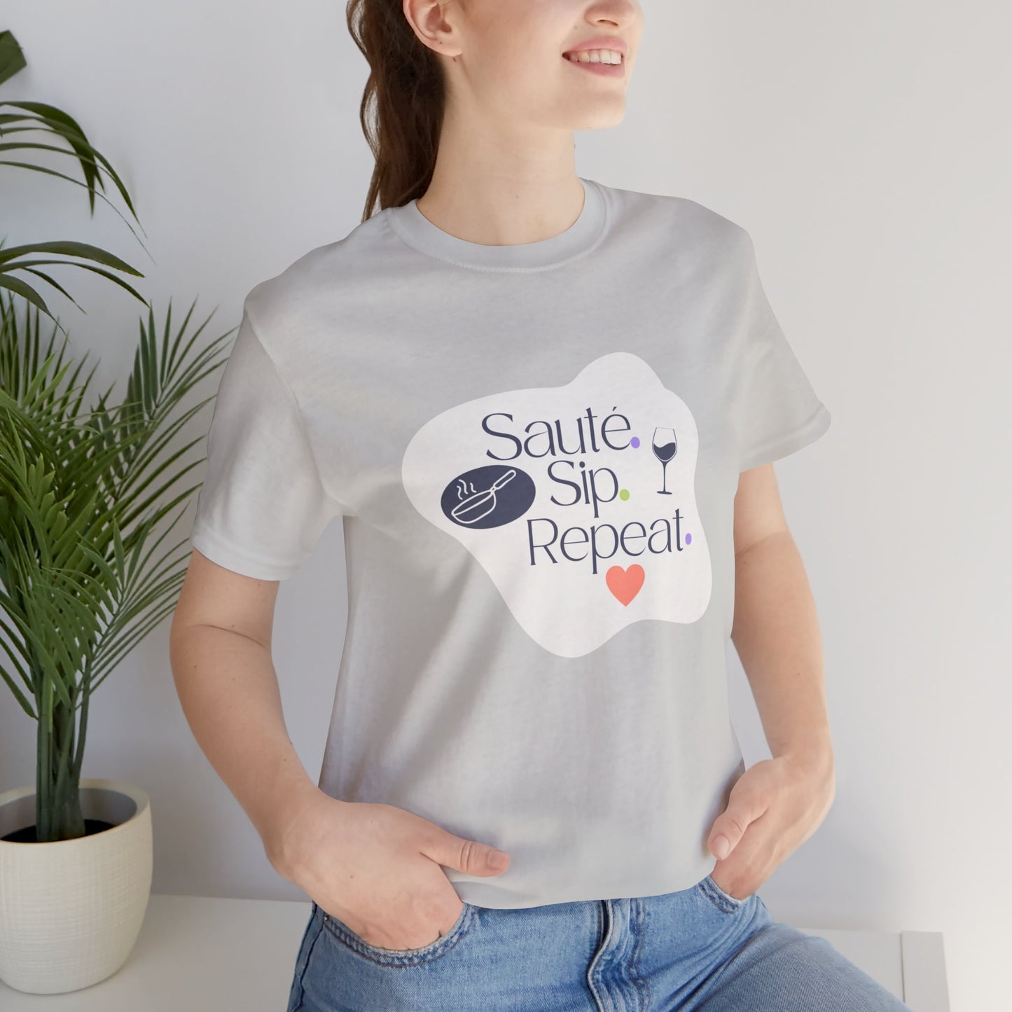 Sauté. Sip. Repeat. - T-shirt