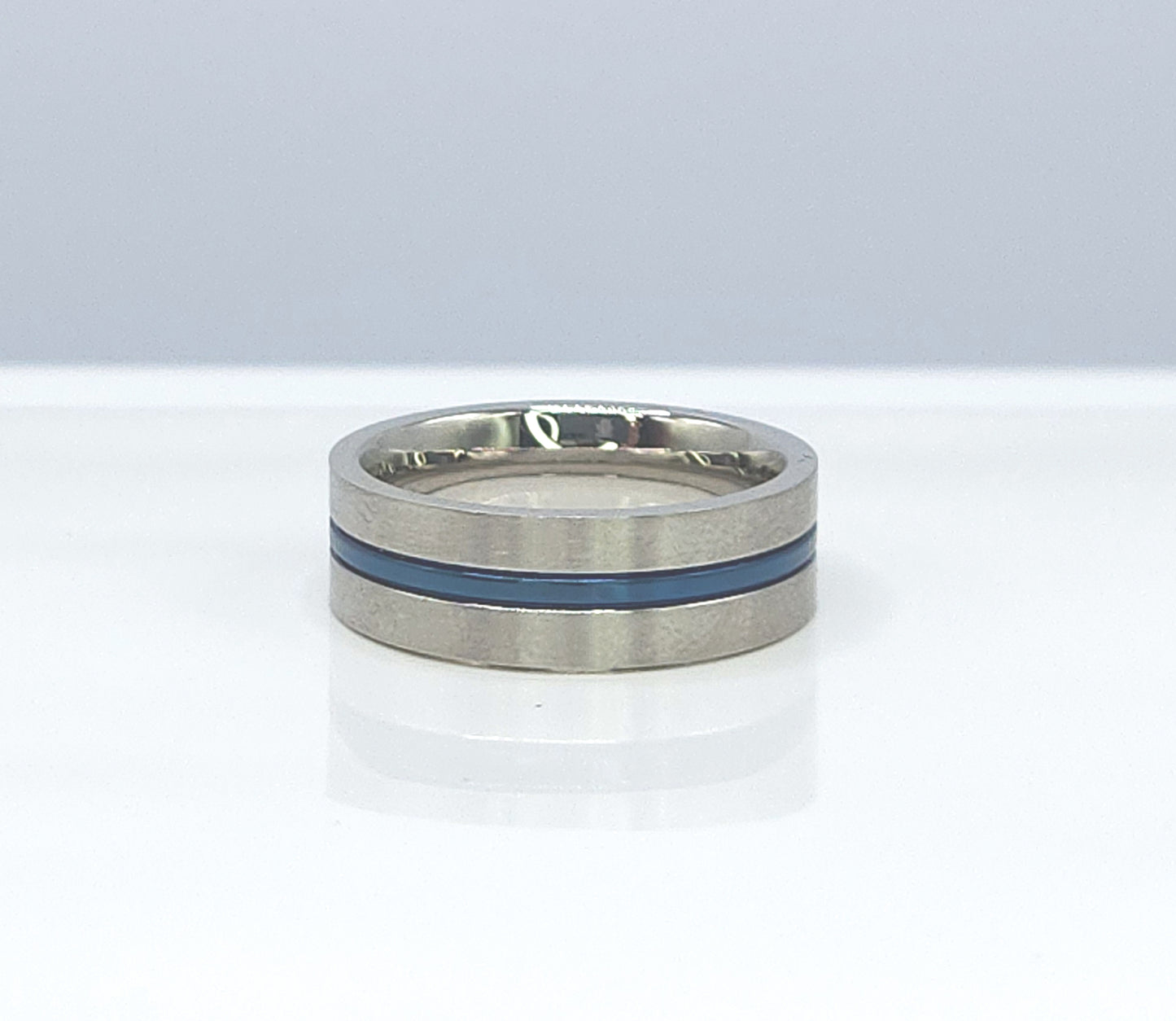 Thin Blue Line Ring