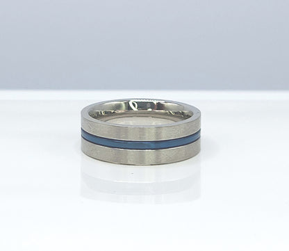 Thin Blue Line Ring