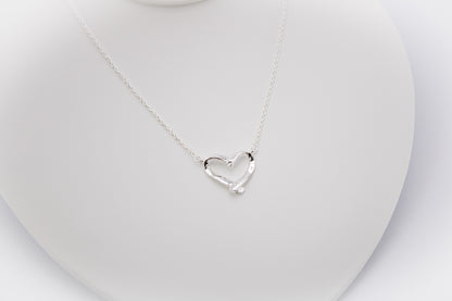 Ribbon Heart Necklace